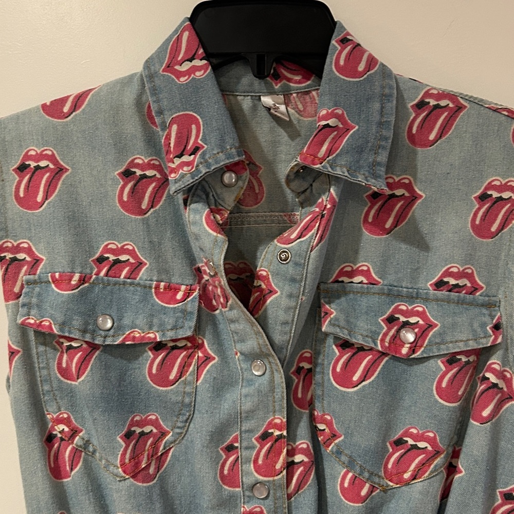 "ROLLING STONES" Fun Mini Dress! - Picture 2 of 6